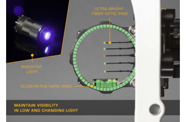Image of Trophy Ridge React Pro Bow Sight, 5-pin, .019 Rh, Black, AS825R19