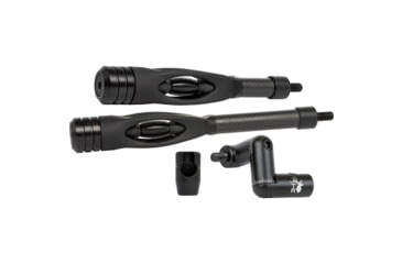Image of Trophy Ridge Seismic Stabilizer Combo, 8in/6in, Black, AST266N8
