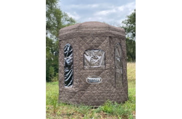 Image of Trophy Treestands Dlux Blind, Trophy Bark Pattern - Brown, 7ft, TT818