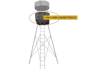 Image of Trophy Treestands Judge Blind Kit - Longview, Dead Leaf Camo, TT815-B