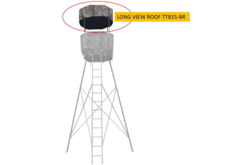 Image of Trophy Treestands Judge Roof Kit - Longview, Dead Leaf Camo, TT815-BR