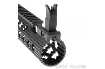 Image of Troy 13.8in Alpha Rail W/ Sight, Black, NSN - 1005-01-621-9173, STRX-AL1-13BT-00