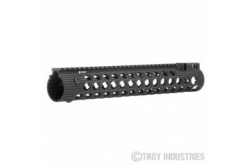 Image of Troy 13.8in Alpha Rail W/ Sight, Black, NSN - 1005-01-621-9173, STRX-AL1-13BT-00