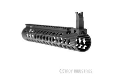 Image of Troy 13.8in Alpha Rail W/ Sight, Black, NSN - 1005-01-621-9173, STRX-AL1-13BT-00