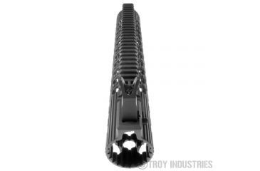 Image of Troy 13.8in Alpha Rail W/ Sight, Black, NSN - 1005-01-621-9173, STRX-AL1-13BT-00