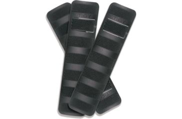 Image of Troy 6.2in Battle Rail Covers 3-Pack - Black SCOV-BRC-36BT-00
