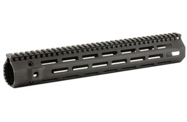 Image of Troy AR 308 HP 13 Inch M-Lok Aluminum BattleRail, Black, 13 Inch, TRYSRAI-ML3-3HBT-00