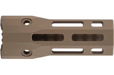 Image of Troy Battlerail, SOCC 9mm, 4.5in, Special Ops M-LOK Compatible, Low Profile, Mil-Spec Hard Coat Anodized, Flat Dark Earth, SRAI-SR9-45FT-00