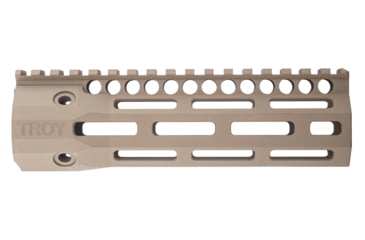Image of Troy Battlerail, SOCC-PDW, 6.8in, Special Ops - M-LOK Compatible, Low Profile, Flat Dark Earth, SRAI-SRP-68FT-00