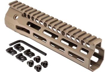 Image of Troy Battlerail, SOCC-PDW, 7.6in, Special Ops M-LOK Compatible, Low Profile, Flat Dark Earth, SRAI-SRP-70FT-00