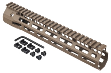 Image of Troy Battlerail, SOCC105, 10.5in, Special Ops M-LOK Compatible , Low Profile, Flat Dark Earth, SRAI-SR1-10FT-00