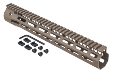 Image of EDEMO Troy Battlerail, SOCC125, 12.5in, Special Ops M-LOK Compatible , Low Profile, Flat Dark Earth, SRAI-SR1-12FT-00, EDEMO2