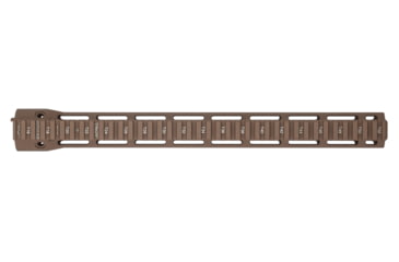Image of Troy Battlerail, SOCC151, 15.125in, Special Ops M-LOK Compatible , Low Profile, Flat Dark Earth, SRAI-SR1-15FT-00