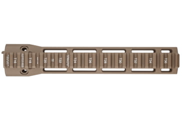 Image of USED Troy Battlerail, SOCC92, 9.25in, Special Ops M-LOK Compatible , Low Profile, Flat Dark Earth, SRAI-SR1-90FT-00, EDEMO1, Condition Parts Only/Salvage, Defective