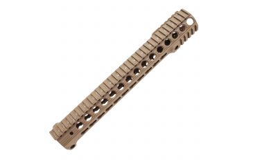 Image of Troy AR-15 SDMR Keymod Free-Floating Rail, 13in, Flat Dark Earth, STRX-BK1-13FT-00