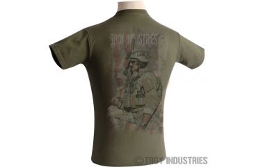 Image of Troy Car-14 T-Shirt Green - 2XL STSH-CAR-02BT-00