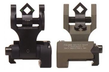 Image of Troy Di-Optic Aperture (DOA) Rear Tritium Folding BattleSight