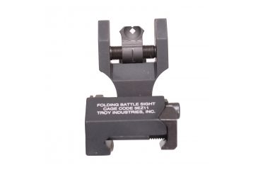Image of Troy Dioptic Apeture DOA Top Mounted Deployable Rear Sight for AR-15, Black, SSIG-FBS-TTBT-00