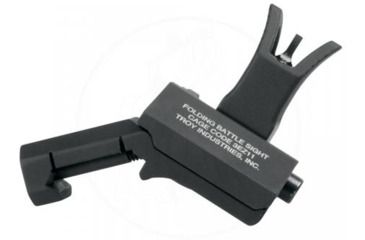 Image of Troy Top Mounted Deployable Front and Rear Sight, Black, SSIG-45S-MDBT-00