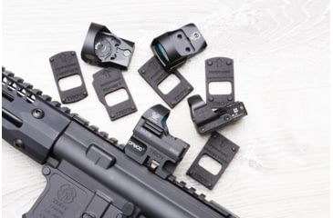 Image of EDEMO Troy Industries OPMOD Universal Red Dot Mount, Black, SMOU-UNV-RDBT-00, EDEMO12