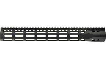 Image of Troy Industries SOCC Gen 2 Free Float M-LOK Handguard AR-15 Aluminum Battle Rail, Black, 15.125in, SRAI-SR1-15BT-G2