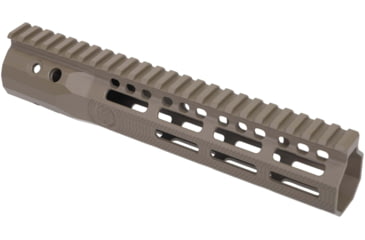 Image of Troy Industries SOCC Gen 2 Free Float M-LOK Handguard AR-15 Aluminum Battle Rail, FDE, 9.25in, SRAI-SR1-90FT-G2