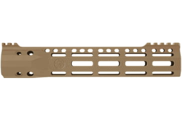 Image of Troy Industries X Series Free Float M-LOK Handguard AR-15 Aluminum Battle Rail, FDE, 10.5in, SRAI-SR1-10FT-X2