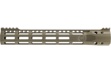 Image of Troy Industries X Series Free Float M-LOK Handguard AR-15 Aluminum Battle Rail, FDE, 12.5in, SRAI-SR1-12FT-X2
