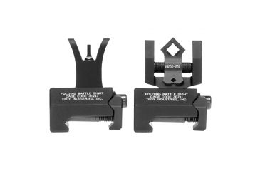 Image of Troy Micro Set M4 Top Mounted Deployable Front and Rear Sight, Black, SSIG-MCM-SSBT-00