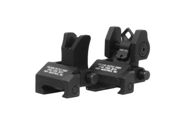 Image of Troy Micro Set M4 Top Mounted Deployable Front and Rear Sight, Black, SSIG-MCM-SSBT-00