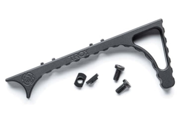 Image of Troy OpticsPlanet Exclusive Angled MLOK Foregrip, AR-15, Aluminum, Black, SGRI-ANG-A0BT-00