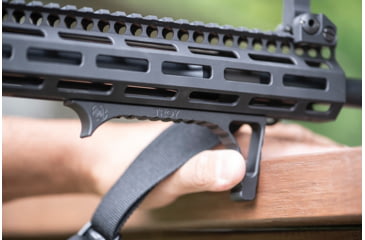Image of Troy OpticsPlanet Exclusive Angled MLOK Foregrip, AR-15, Aluminum, Black, SGRI-ANG-A0BT-00