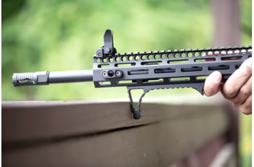 Image of Troy OpticsPlanet Exclusive Angled MLOK Foregrip, AR-15, Aluminum, Black, SGRI-ANG-A0BT-00