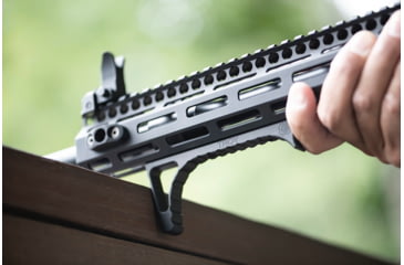 Image of Troy OpticsPlanet Exclusive Angled MLOK Foregrip, AR-15, Aluminum, Black, SGRI-ANG-A0BT-00