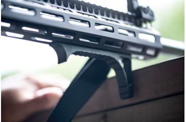 Image of Troy OpticsPlanet Exclusive Angled MLOK Foregrip, AR-15, Aluminum, Black, SGRI-ANG-A0BT-00