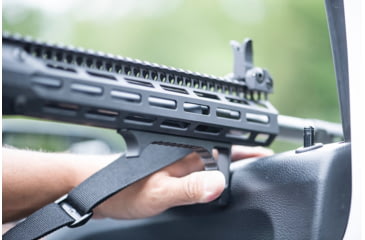 Image of Troy OpticsPlanet Exclusive Angled MLOK Foregrip, AR-15, Aluminum, Black, SGRI-ANG-A0BT-00