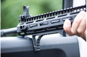 Image of Troy OpticsPlanet Exclusive Angled MLOK Foregrip, AR-15, Aluminum, Black, SGRI-ANG-A0BT-00