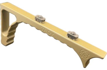 Image of Troy OpticsPlanet Exclusive Angled MLOK Foregrip, AR-15, Aluminum, FDE, SGRI-ANG-A0FT-00