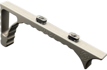 Image of Troy OpticsPlanet Exclusive Angled MLOK Foregrip, AR-15, Aluminum, Grey, SGRI-ANG-A0GT-00