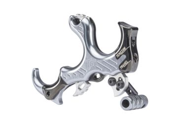 Image of Tru-Fire Synapse Thumb Button Release, Silver, SYN-S