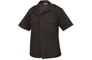 Image of Tru Spec 1000003 Short Sleeve Black Tactical Shirt Pc Rs