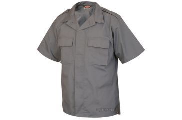 Image of Tru Spec 1005002 Short Sleeve Charcoal Grey Tactical Shirt Pc Rs