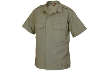 Image of Tru Spec 1006002 Short Sleeve Olive Drab Tactical Shirt Pc Rs