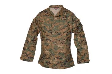 Image of Tru Spec 1928003 Woodland Digital Polycotton Twill Battle Shirt Small