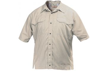 Image of Tru-Spec 24-7 Camp Shirt 100% Poly, Khaki, Medium Regular 1232004
