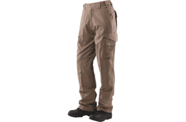 Image of TRU-SPEC 24-7 Series Tactical Teflon Pants - Mens, PolyCotton Ripstop, Coyote, Waist 28 in, Inseam 34 in, 1063022