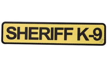 Image of Tru-Spec 5ive Star - Morale Patch, Sheriff K-9, Grey/black 1 3/4 X 8 - 6626000