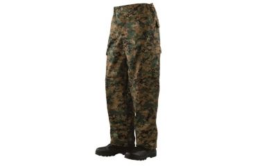Image of Tru-Spec Battle Pants, 65/35 Poly/Cot Twill, Digital Woodland, Extra Small, Regular 1932002