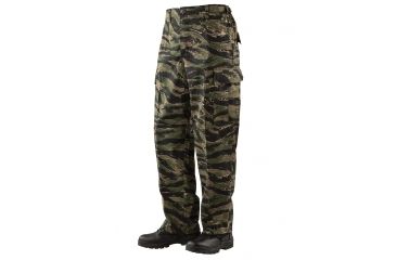 Image of TRU-SPEC BDU 60/40 Co/Poly Twill Pants - Men's, Vietnam Tiger Stripe, Extra Small, Regular, 1628002