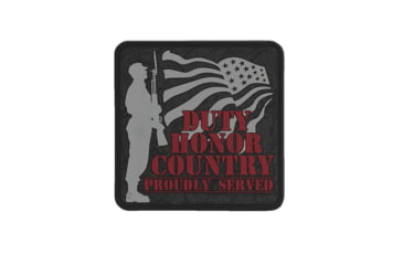 Image of TRU-SPEC Duty Honor Morale Patch, Black, 6742000